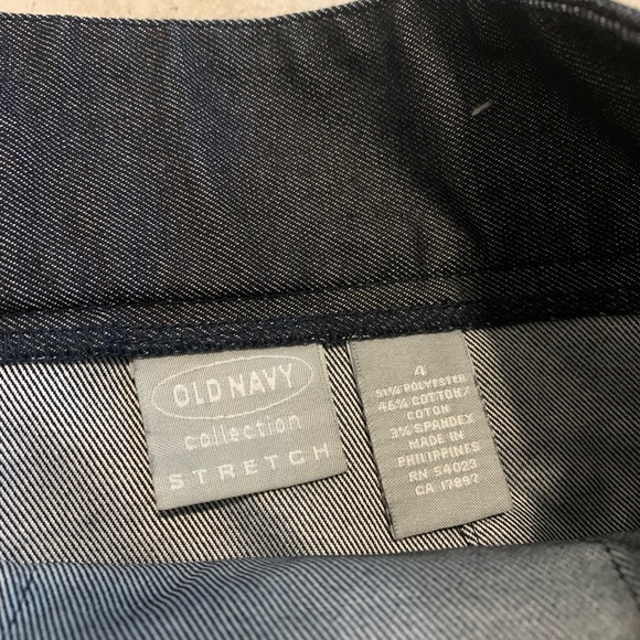 💜 Old Navy Collection Stretch Charcoal Gray A-Line Skirt 4 - Picture 4 of 6